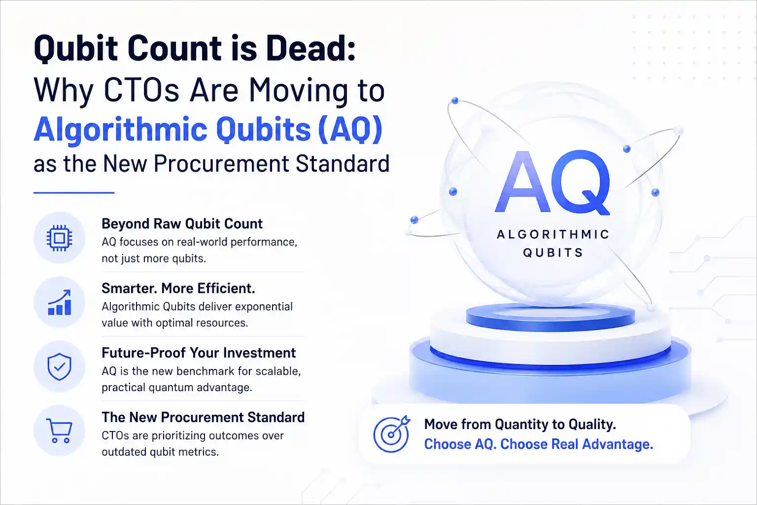 Qubit Count is Dead Why CTOs Are Moving to Algorithmic Qubits (AQ) as the New Procurement Standard