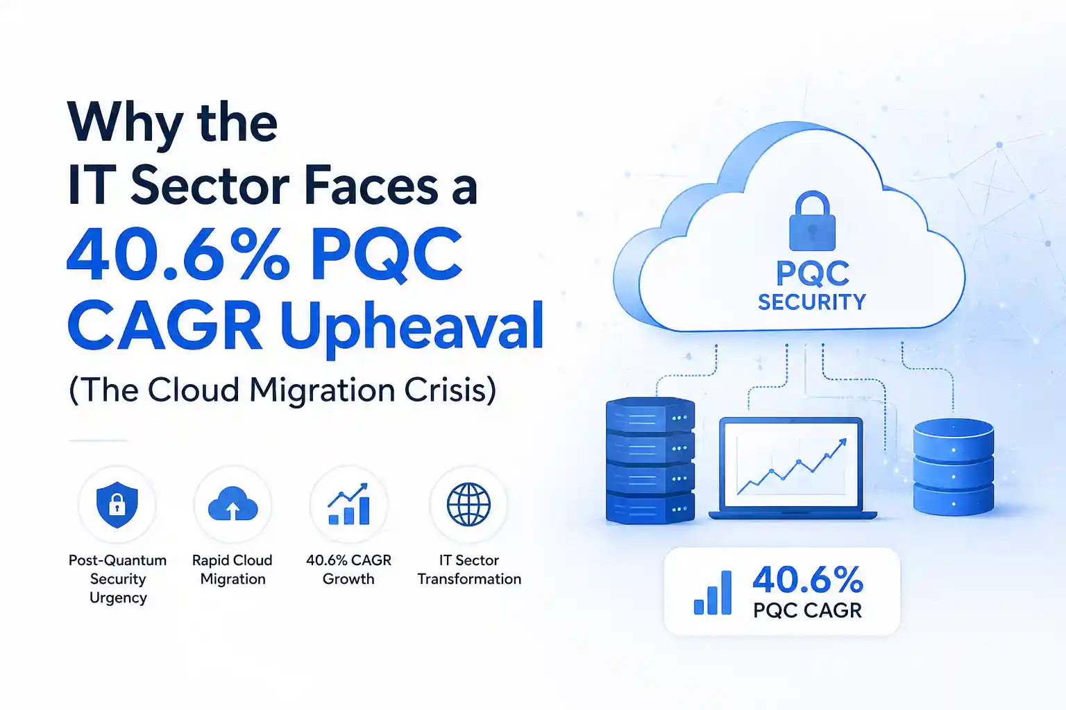 Why the IT Sector Faces a 40.6% PQC CAGR Upheaval (The Cloud Migration Crisis)